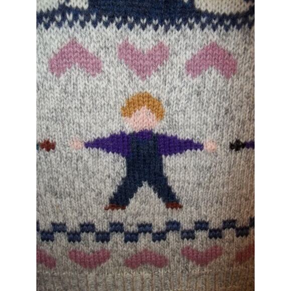 Woolrich Vintage Heather Gray Sampler Print Sweater M - Picture 11 of 12